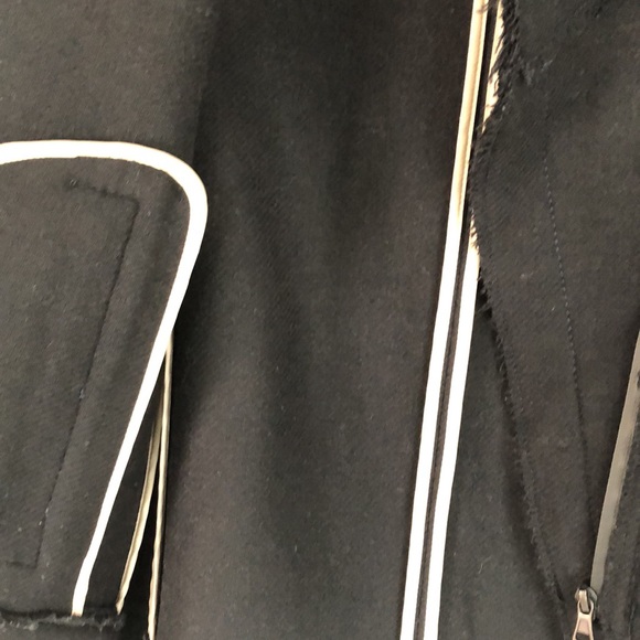 ZARA  Motorcycle Style wool jacket - Picture 6 of 7